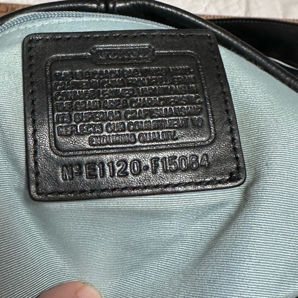 Coach Soho Shoulder Bag Black Pebbled Leather Hobo Bag new edge coat - Picture 10 of 16